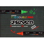 SET 9 MARKER ACRILICI SEVEN THE DOUBLE PRO DOPPIA PUNTA - 18 COLORI