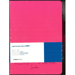 AGENDA GIORNALIERA 2027 IDEAMANIA 12 MESI - 3 COLORI
