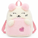 MINI ZAINETTO SJ GANG FLUFFY MOOD - ROSA E BIANCO