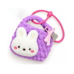 MINI BORSETTA PORTACHIAVI SJ GANG FLUFFY MOOD-  LILLA