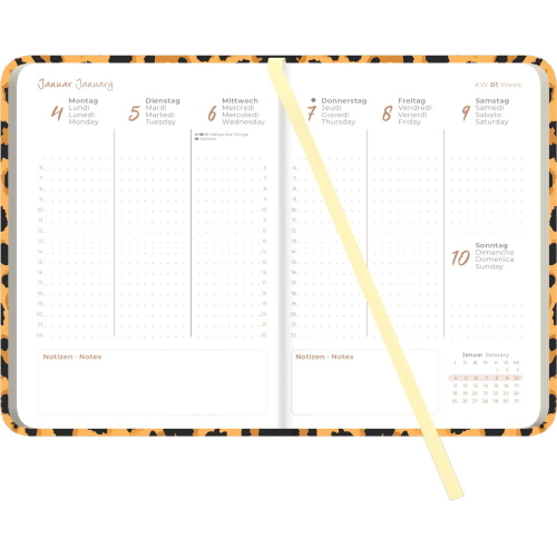 AGENDA SETTIMANALE 2027 ALPHA EDITION