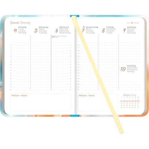 AGENDA SETTIMANALE 2027 ALPHA EDITION