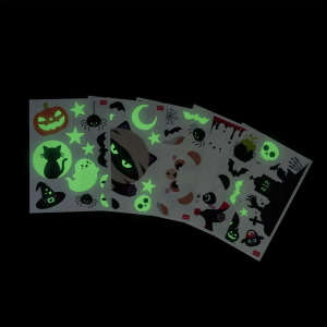 SET 40 ADESIVI ELETTROSTATICI LEGAMI HALLOWEEN - WINDO-WOW - PUMPKIN