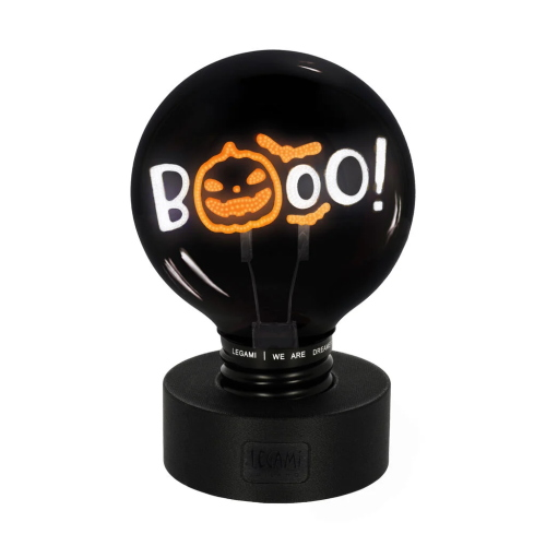LAMPADA DECORATIVA XL DA TAVOLO BULB FICTION LEGAMI HALLOWEEN - BOOO! 