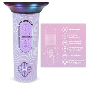 MICROFONO WIRELESS VOICE CHANGER- HUNTRIX VIOLA