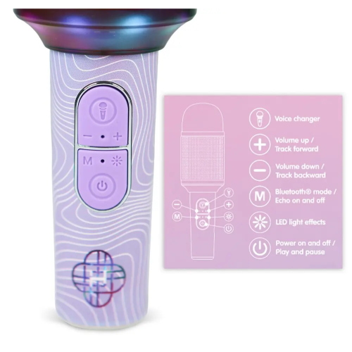 MICROFONO WIRELESS VOICE CHANGER- HUNTRIX VIOLA