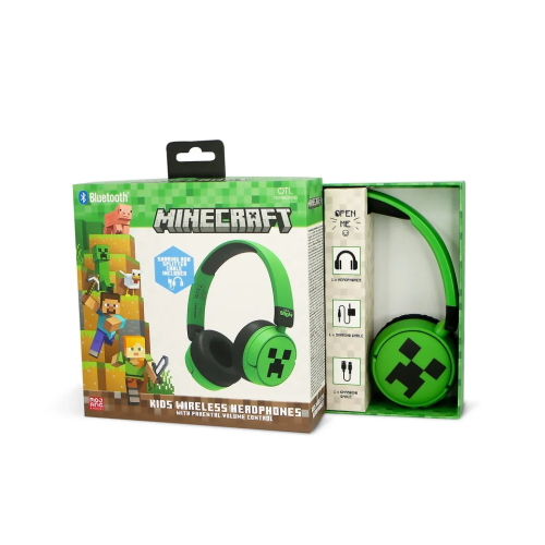 CUFFIA WIRELESS KIDS- MINECRAFT