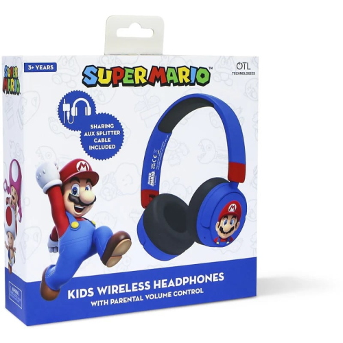 CUFFIA WIRELESS KIDS- SUPERMARIO