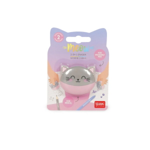 GOMMA 2 IN 1 LEGAMI - MEOW ERASER - KITTY