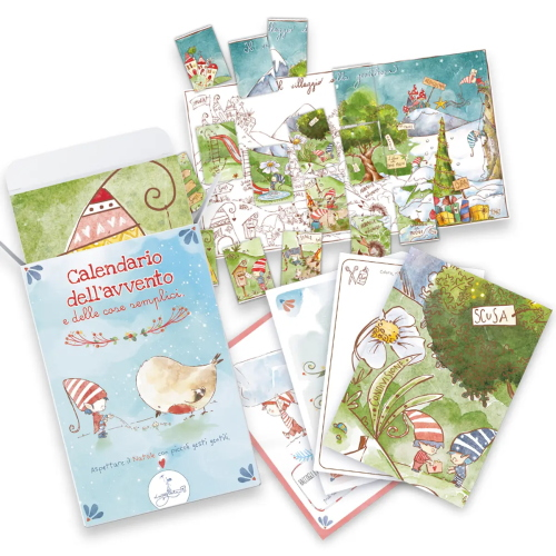 CARTE CALENDARIO DELL'AVVENTO E DELLE COSE SEMPLICI  - ASPETTARE IL NATALE CON PICCOLI GESTI GENTILI