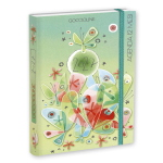 AGENDA GIORNALIERA GOCCIOLINE 2027 - 11,5X16,5 CM - VERDE FARFALLE