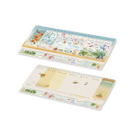 CALENDARIO PLANNER SETTIMANALE CON SPIRALE 2027 GOCCIOLINE- 32X17 CM