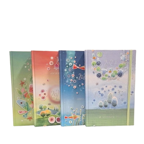 AGENDA SETTIMANALE 2027 GOCCIOLINE - 14,5X21,5 CM - BLU BLU