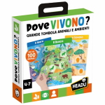 DOVE VIVONO ? GRANDE TOMBOLA ANIMALE E AMBIENTE - HEADU 4-7