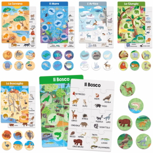 DOVE VIVONO ? GRANDE TOMBOLA ANIMALE E AMBIENTE - HEADU 4-7