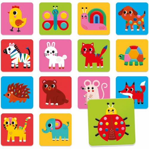 BABY TACTILE GIANT MEMO - HEADU 2-4