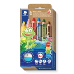 NORIS JUNIOR PASTELLI JUMBO SET DA 6 COLORI