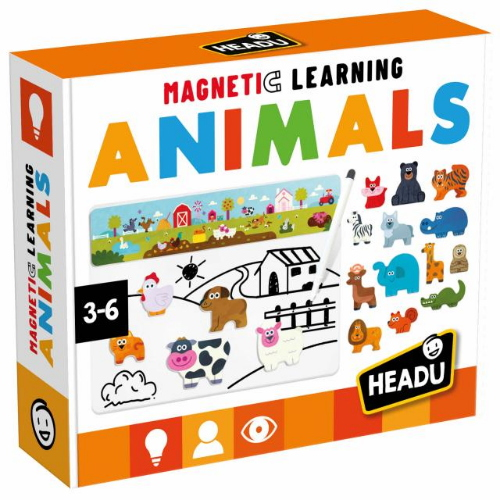 MAGNETIC LEARNING ANIMALS - HEADU 3-6
