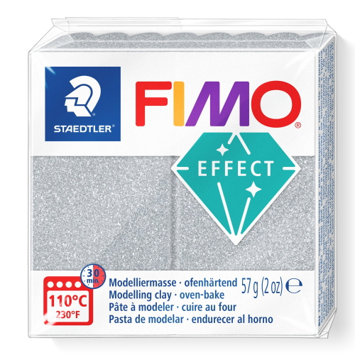FIMO STAEDTLER PANETTO DA 57GR ARGENTO