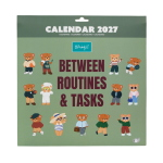CALENDARIO DA PARETE 2027 MR.WONDERFUL - ROUTINS & TASKS