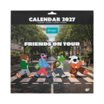 CALENDARIO DA PARETE 2027 MR WONDERFUL - FRIENDS ON TOUR
