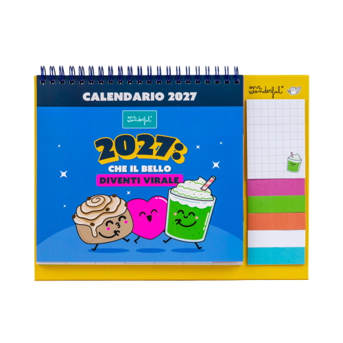 CALENDARIO DA TAVOLO MR WONDERFUL 2027 - CHE IL BELLO DIVENTI VIRALE