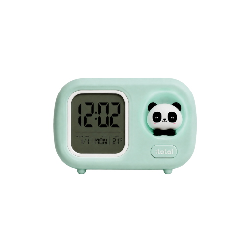 SVEGLIA PICCOLA CON LUCE I-TOTAL SWEET DREAMS - HAPPY WAKE UPS - PANDASTIC