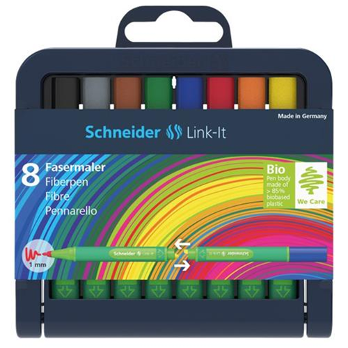PENNARELLO SCHNEIDER LINE UP  0.4MM - SET 8 COLORI