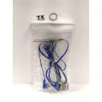 AURICOLARI CON MICROFONO - MINI JACK - BLU