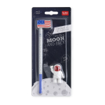 SET DI 2 GOMME E 1 MATITA LEGAMI -  TO THE MOON AND BACK