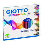 SCATOLA 24 PASTELLI SUPERMINA GIOTTO
