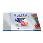 SCATOLA METALLO PASTELLI DA 36  SUPERMINA GIOTTO