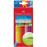 SCATOLA 24 MATITE COLORATE COLOUR GRIP FABER-CASTELL