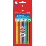 SCATOLA 12 MATITE COLORATE COLOUR GRIP FABER-CASTELL