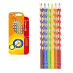 SET 6 COLORI MATITE ERGONOMICHE EASYSTART PER MANCINI STABILO 