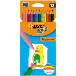 SCATOLA 12 MATITE COLORATE  BIC TROPICOLORS