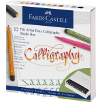 CONFEZIONE DA 12 ARTIST PEN CALLIGRAPHY FABER-CASTELL 