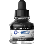 AQUAFINE WATERCOLOUR INK DALER ROWNEY - INCHIOSTRO ACQUERELLABILE 29,5 ml - n 034 NERO AVORIO