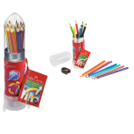 SET DA 15 COLOUR GRIP ROCKET GIFT IN METALLO FABER CASTELL