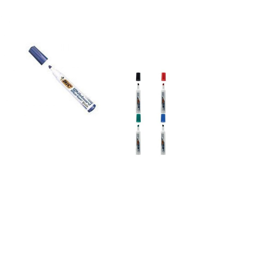 PENNARELLO PER LAVAGNA BIANCA GRANDE VELLEDA BIC - BLU