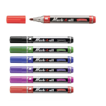 PENNARELLO MARK-4-ALL PUNTA TONDA 2,5 MM STABILO - ROSSO