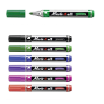 PENNARELLO MARK-4-ALL PUNTA TONDA 2,5 MM STABILO - VERDE