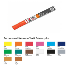 PENNARELLO PER TESSUTI TEXTIL PAINTER PLUS 3MM MARABU - ARANCIONE