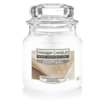 YANKEE CANDLE SMALL JAR -  WHITE LINEN & LACE