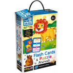 LIFE SKILLS - PENSIERO CRITICO - BABY PUZZLE + FLASH CARDS ANIMALI - ETÀ 2+