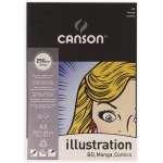 BLOCCO DA ILLUSTRAZIONE CANSON - A3 - 250 GR 12 FOGLI