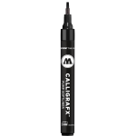 PENNARELLO MOLOTOW CALLIGRAFX PUMP SOFTLINER - 2 MM SCALPELLO NERO