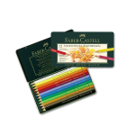 SCATOLA IN LATTA PASTELLI POLYCHROMOS DA 12  FABER CASTELL