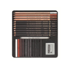 SET ARTE GIOCONDA PEZZI 24 ASSORTITI SCATOLA IN METALLO KOH-I-NOOR