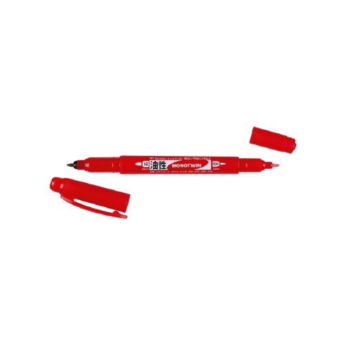 PENNARELLO MONO TWIN - DOPPIA PUNTA - ROSSO